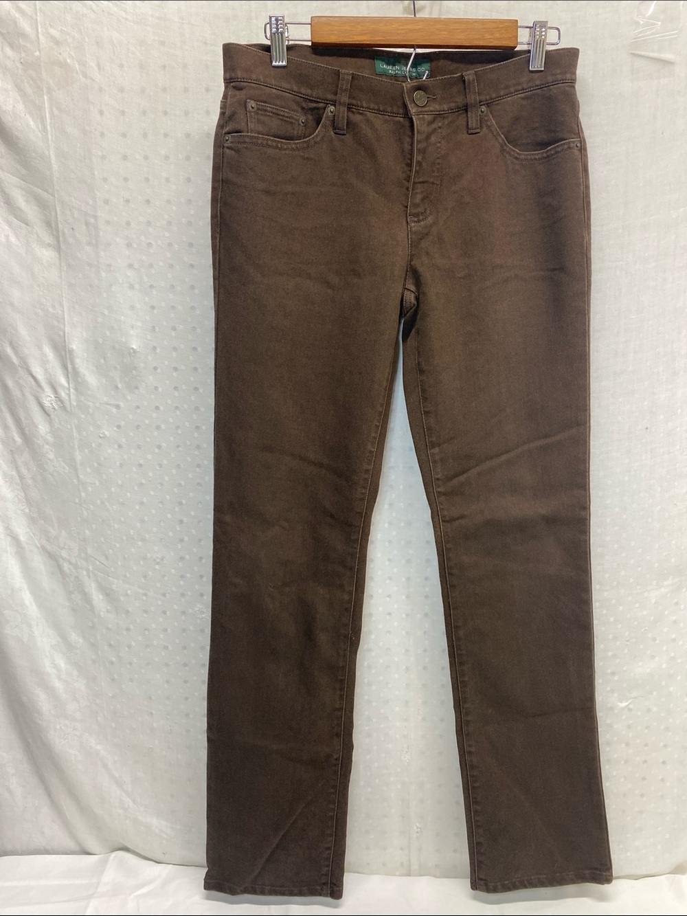 LRL Lauren Jeans Co by Ralph Lauren Brown Jeans Size 6 Modern Straight